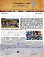 Xavier and Rebecca Lopez Prayer Letter: People Saved and Baptized and Lives Transformed for the Glory of God!