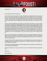 Zach and Karin Foust Sr. Prayer Letter: Remembering the Blessings of the Past Year