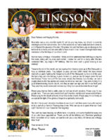 Garry and Mindy Tingson Prayer Letter: Merry Christmas!