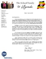 Gregg and Angela Schoof Prayer Letter: CRI Gave to Build the Studio