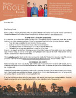 Walter and Suni Poole Prayer Letter: New Members and Growth