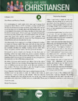 Micah and Abbie Christiansen Prayer Letter: The Bible Comes First!