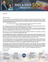Paul and Jolie Sock Prayer Letter:  A House of Prayer