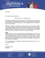 Angel and Noemi Lopez Prayer Letter: Answered Prayer