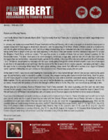 Brian and Liz Hebert Prayer Letter: Pressing On