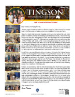 Garry and Mindy Tingson Prayer Letter: One Year in Port Macquarie!