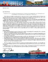 Andrew and Laura Steers Prayer Letter:  A Spiritual Battle with Only One Victory in Mind--Jesus