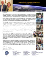 James and Linda Belisle Prayer Letter: 20,000 Miles in Two Weeks!