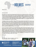 Mark and Sabrina Holmes Prayer Letter: Come and See Us!