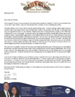Ron and Laura Back Prayer Letter  Off to a Wonderful Start
